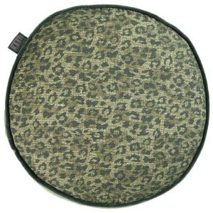 Bedding House Pardus Luxury Cotton Round Filled Cushion - Green