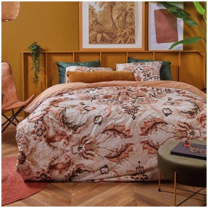 Bedding House Persian Rug Natural Cotton Quilt Cover Set Queen