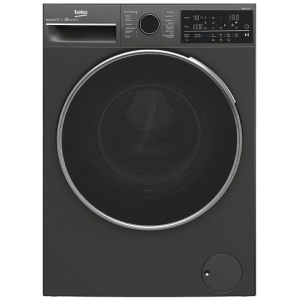 Beko 9kg Front Load Washer with Steam - Black