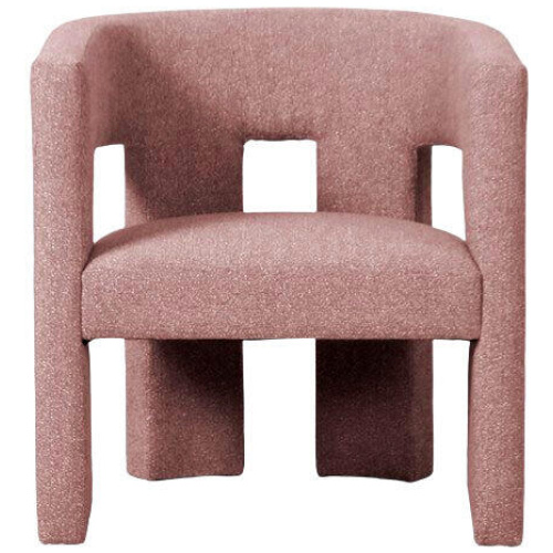Bella Armchair - Weave Dusty Pink