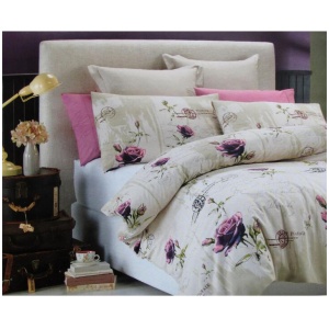 Belmondo French Rose Easy Care Quilt Cover Set Queen
