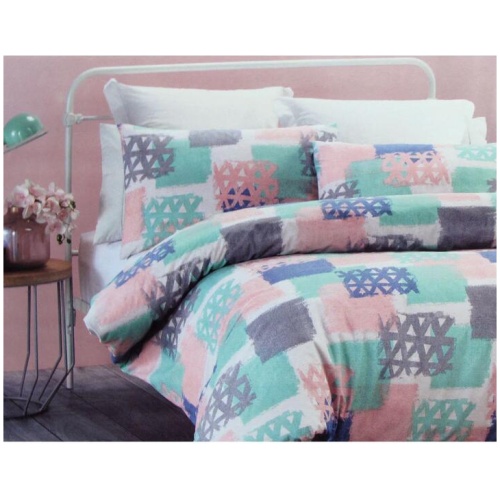 Belmondo Gouache Niro Easy Care Quilt Cover Set Queen