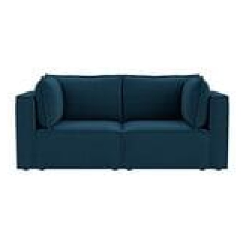 Belmore 2 Seater Modular Sofa Blue
