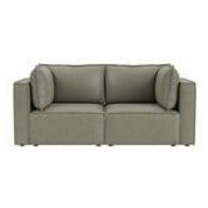 Belmore 2 Seater Modular Sofa Brown