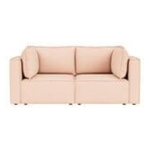Belmore 2 Seater Modular Sofa Pink