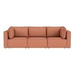Belmore 3 Seater Modular Sofa Linden Rose