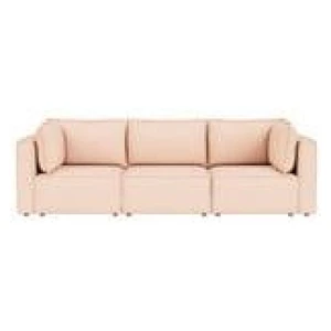 Belmore 3 Seater Modular Sofa Pink