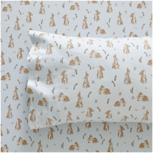 Benjy Bunny Flannelette Sheet Set - Single