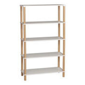 Berwick 5 Shelf Bookcase White