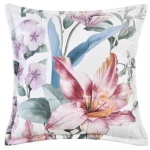 Bianca Carmela White Coordinate Square Filled Cushion