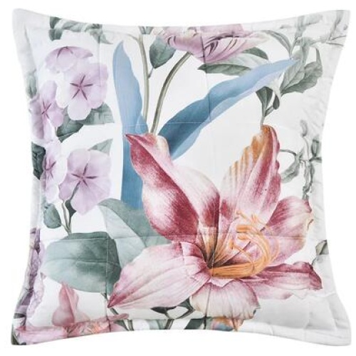 Bianca Carmela White Coordinate Square Filled Cushion