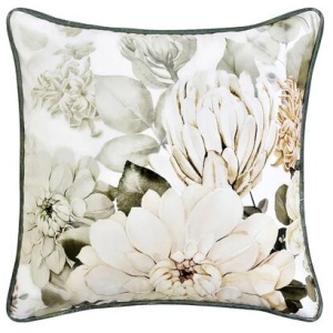 Bianca Giselle Square White Velvet Cushion
