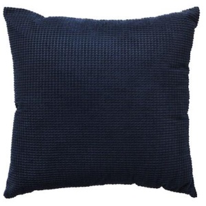 Bianca Lebron Indigo Jacquard Square Filled Cushion