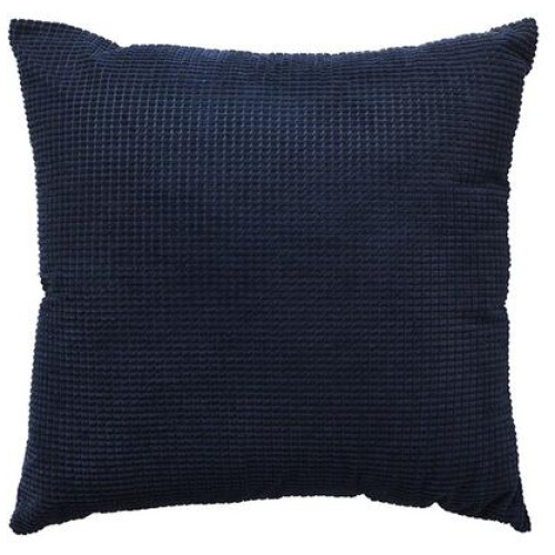 Bianca Lebron Indigo Jacquard Square Filled Cushion