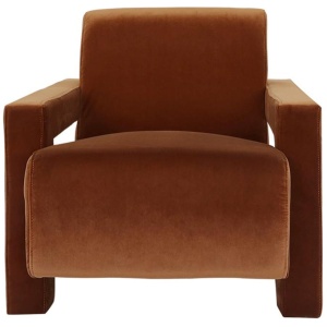 Blaise Armchair - Velvet Burnt Caramel