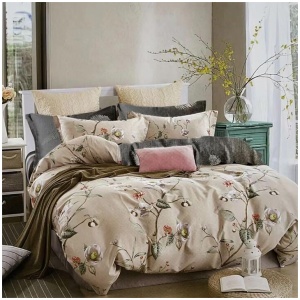 Blossom Bliss 100% Cotton Reversible Quilt Cover Set Queen