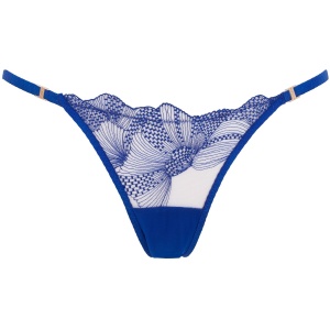 Bluebella Adeline Brief Sheer/Surf the Web Blue - 16