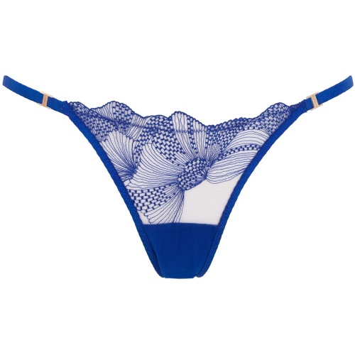 Bluebella Adeline Brief Sheer/Surf the Web Blue - 16
