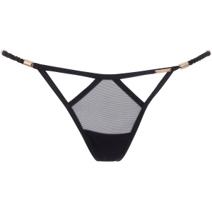 Bluebella Valerian Open-Back Brief Black/Gold - XL