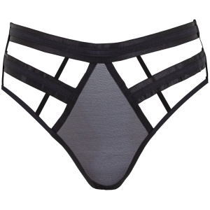 Bluebella Zuri High-waist Open-back Brief Black - XS