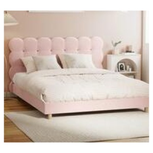 Bluford Queen Bed Frame Pink
