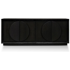 Bonnie 2m Wooden Buffet Unit - Textured Espresso Black by Interior Secrets - AfterPay Available