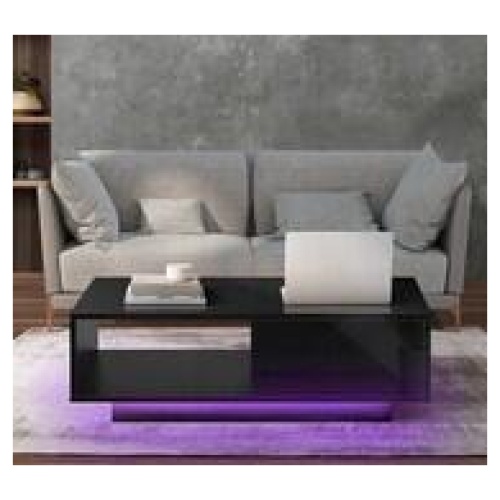 Boston Led Coffee Table Black