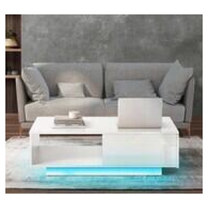 Boston Led Coffee Table White
