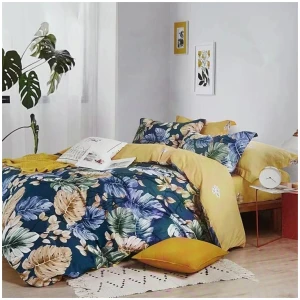 Botanical House 100% Cotton Reversible Quilt Cover Set King