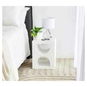 Brasilia 35.5Cm Side Table White