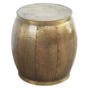 Brass Look Side Table Bronze