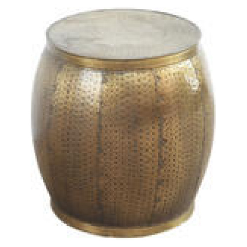 Brass Look Side Table Bronze