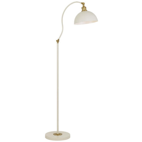 Brevik Beige Floor Lamps Modern Brass Metal Lights Telbix Lighting