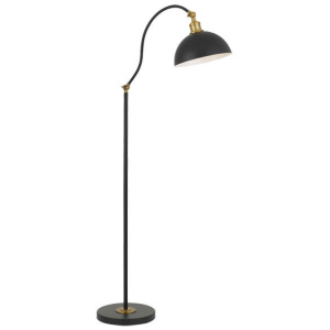 Brevik Black Floor Lamps Modern Brass Metal Lights Telbix Lighting