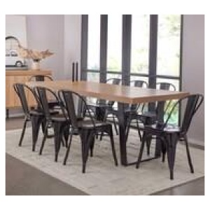 Bridge 8 Seater Dining Table Brown