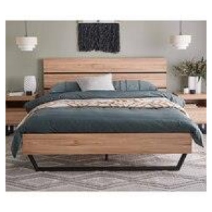 Bridge Queen Bed Brown