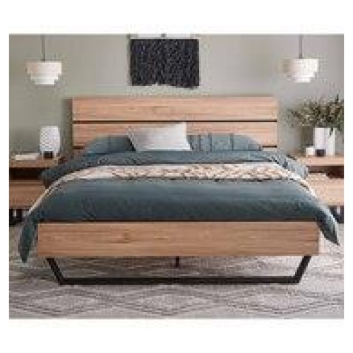 Bridge Queen Bed Brown