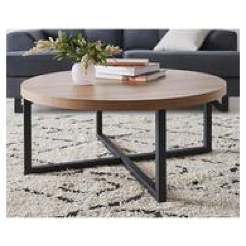 Bridge Round Coffee Table Brown