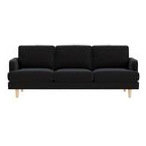 Brighton 3 Seater Sofa Black
