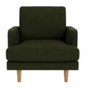 Brighton Armchair Mason Olive 1 Seater