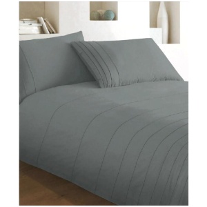Brooklyn Charcoal Quilt Cover Set King