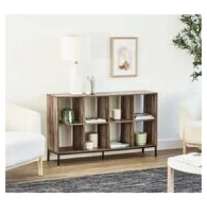 Cairo 8 Shelf Medium Bookcase Black