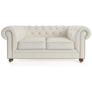 Camden Chesterfield 2 Seater Sofa Classic Cream - Classic Cream