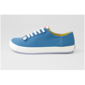Camper 21897 Peu Cami Cm Blue Canvas Blue Sneakers Womens Shoes Casual Casual Sneakers