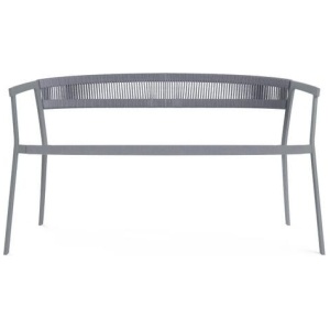 Cancun 2 Seater Outdoor Sofa Silver - Silver