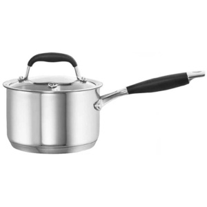 Capri + Stainless Steel Saucepan with Lid 2L/ Size 2L/16cm by Baccarat