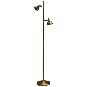 Carson Floor Lamp Antique Brass | Telbix Lighting