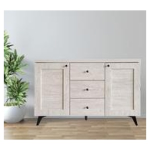 Caspain 2 Door Buffet Grey
