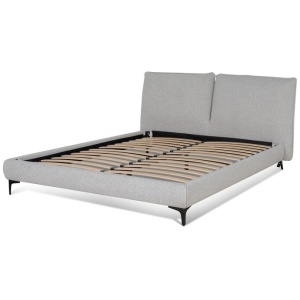 Celeste Fabric King Bed Frame - Clay Grey by Interior Secrets - AfterPay Available