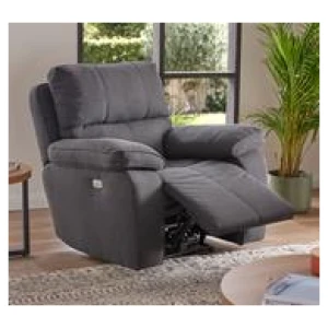 Chambers 1 Seater Electric Recliner Black